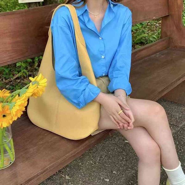 

handbag heat leather goods large capacity shoulder tote bag simple leisure splicing women's