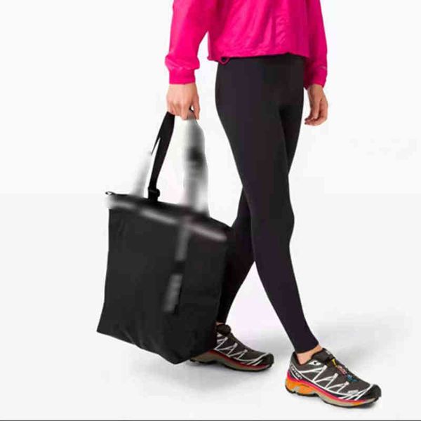 

sacks lulu bags style yoga handbag leisure shopping tote sack bag large capacity travel straddle sand backpack t321