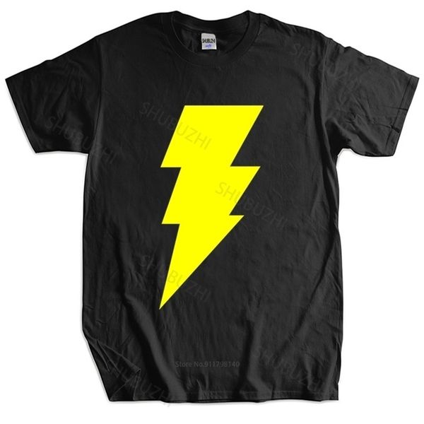 

kaus merek pria atasan hadiah pria kaus hitam adam shazam dwayne johnson hadiah terbaik kaus lengan pendek pria 220610, White;black