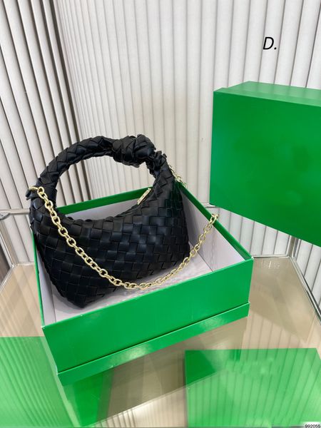 

women shoulder bags leather knot bag weave knotted handle handmade sling bags luxury brand designer hobo totes woven handbags