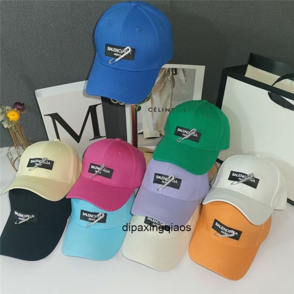 

ball caps balencaigass letter printed bajia sunshade baseball female spring and summer pin sunscreen duck tongue leisure outdoor tourism sho, Blue;gray
