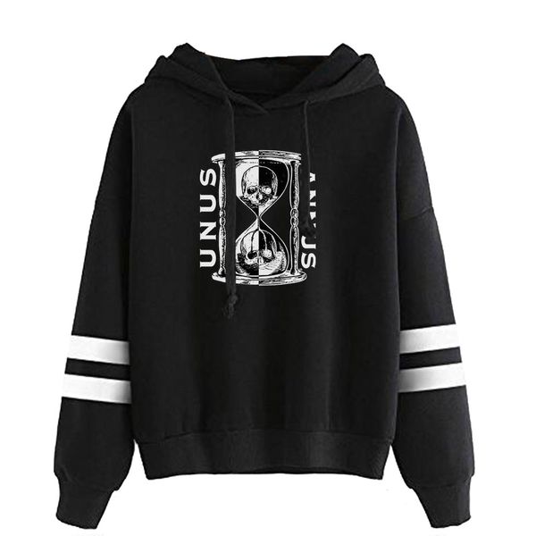 

unus annus hoodie sweatshirt long sleeve pullover, Black