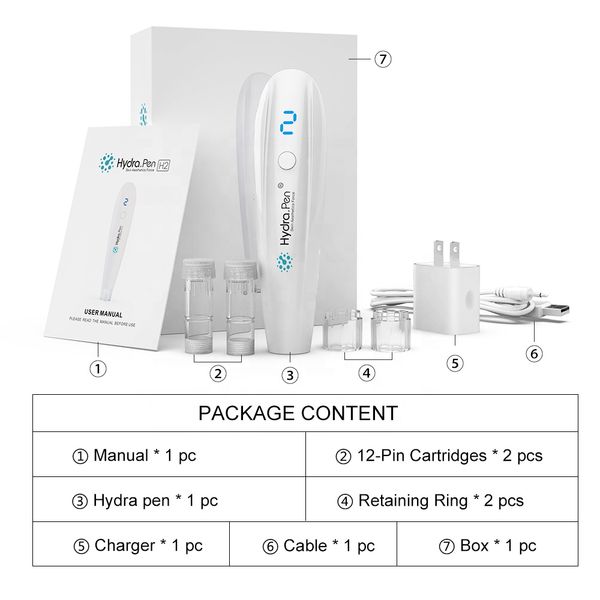 

sell hydra pen h2 all in one hyaluronic pen pressure inject needles microneedling micro skin care dermapen perfections