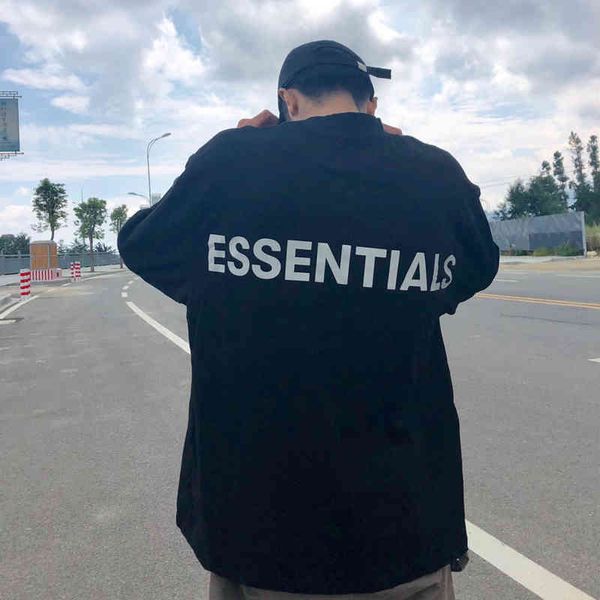 

same high street fog thread men's and women's long sleeve t-shirts fashion 2022 luxury brand fashion design sweatshirts, White;black