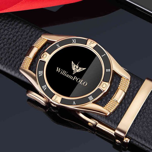 

belts paul belt men's leather layer pure cow automatic buckle fashion trend personalized 1ver, Black;brown