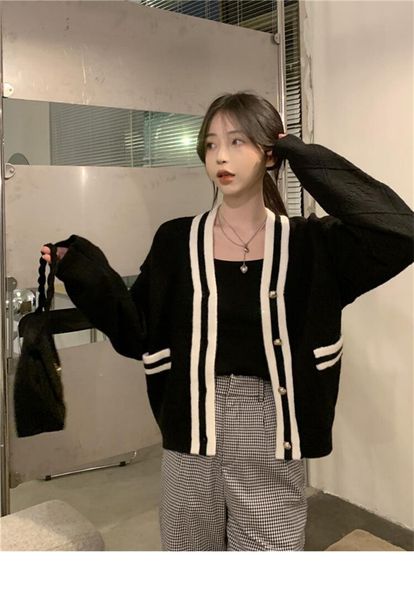 

sandro cardigan size .l.xl.xxl sweaters, White;black
