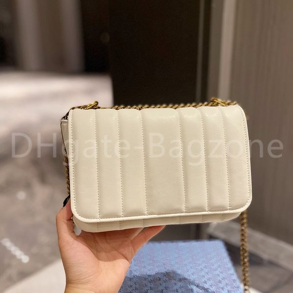 

chain bag ladies messenger bag hardware lined hollow logo fashion all match