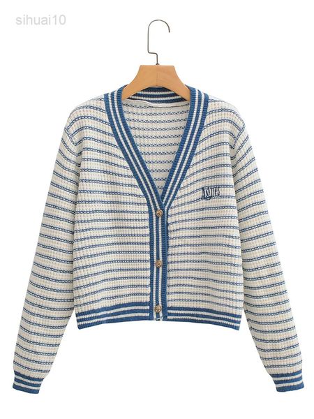 

2022 spring new vest women casual long sleeves embroidery flower vintage female women clothing comfortable sweater l220725, White