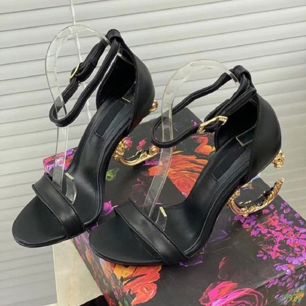 

est heels with box and dustbag women shoes designer sandals quality sandals heel height and sandal flat shoe slides slippers by brand01022, Black
