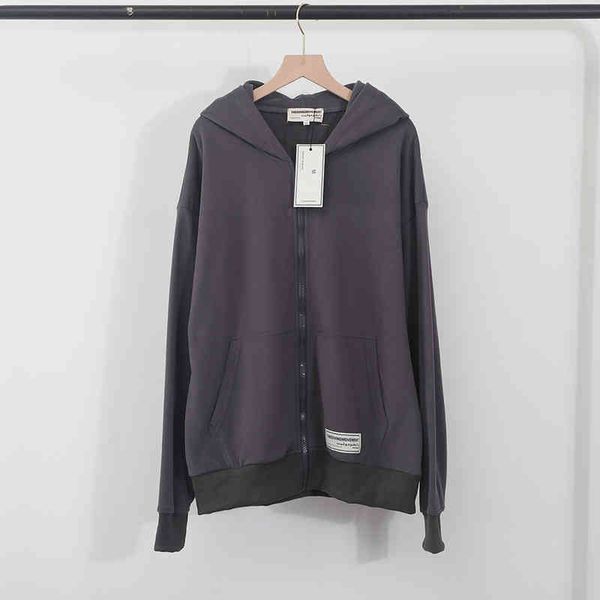 

oversized men's long sleeve zipper up hoodies sweatshirt male clothing tracksuit coutour spring essentials 2022, Black