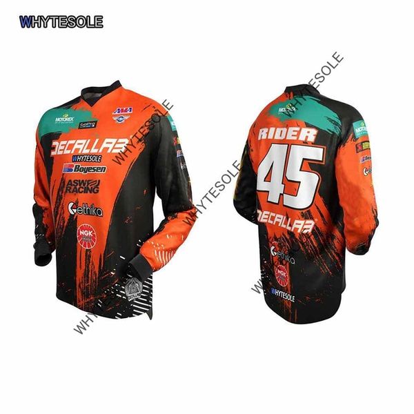 enduro motocross Jersey mtb yokuş aşağı Jersey MX bisiklet dağ bisikleti DH maillot ciclismo hombre özel adam bmx 220614