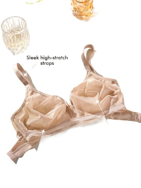 

luvlette sheer fantasy shimmer wirebralette m5m3#, Black;red