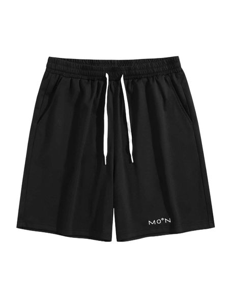 

men letter graphic shorts i8b3#, White;black