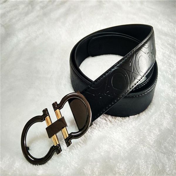 

with box designer business men belt luxury belt women big buckle belt fashion mens brand belts 256i, Black;brown