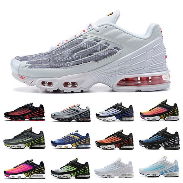 

laser blue tn plus 3 mens running shoes graphy pack triple white black hyper og classic neon men women trainers sports sneakers tiger