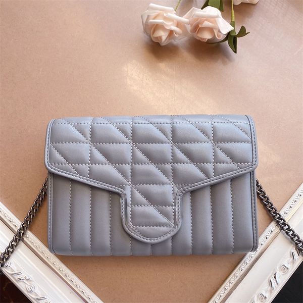 

classic luxurys designers bags shoulder bag flap handbag messenger women totes fashion mini handbags printed chains crossbody clutch purse w