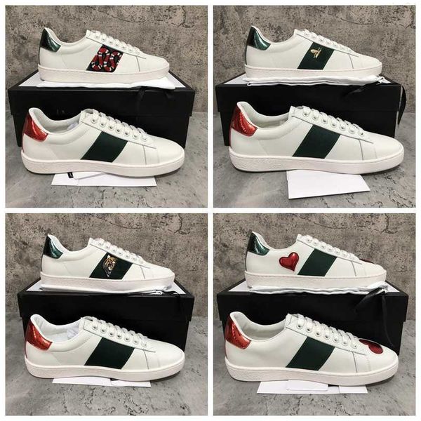 

comfortable luxury designer shoes men women white luxury designer sneaker lace up genuine leather sneakers fashion women casual designer sne, Black