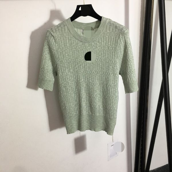 

711 2022 milan runway autumn brand same style sweater sleeveless crew neck pink green wool striped pullover women xiaoxi, White;black