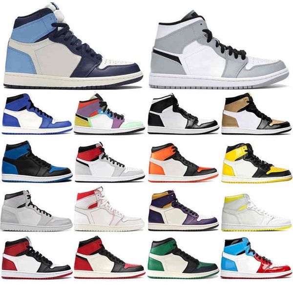 

2021 high og men 1s unc basketball shoes jd 1 light smoke grey turbo green crimson tint black white sports sneakers mens trainers259l
