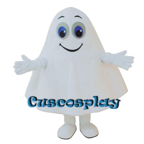 Талисман кукла костюм белый призрак талисман мультфильм костюм модное платье Хэллоуин елочный пасхальный карнавал костюм для производительности