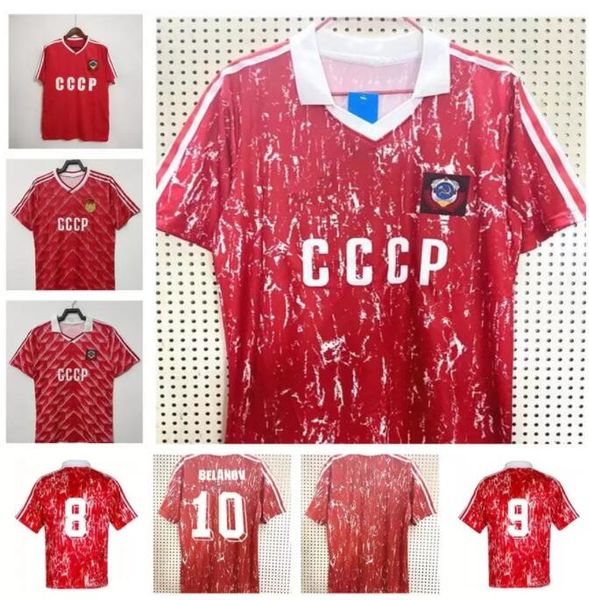 

10 protasov ussr home red soccer jerseys 1986 1987 1988 1989 1990 1991 cccp soviet union retro 90 football shirts vintage classic uniforms b, Black;yellow