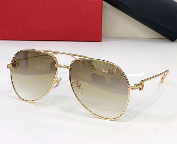 

classic pilot sunglasses for men 0110s yellow gold frame gold mirror lens mens shades sonnenbrille gafa de sol with box, White;black