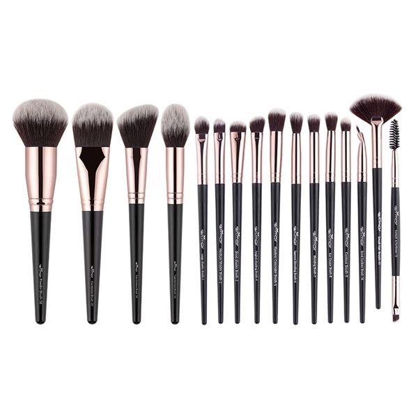 

anmor 4 16pcs makeup brushes set professional eyeshadow foundation blush powder eyeliner eyelash lip make up brush cosmetic tool 220621