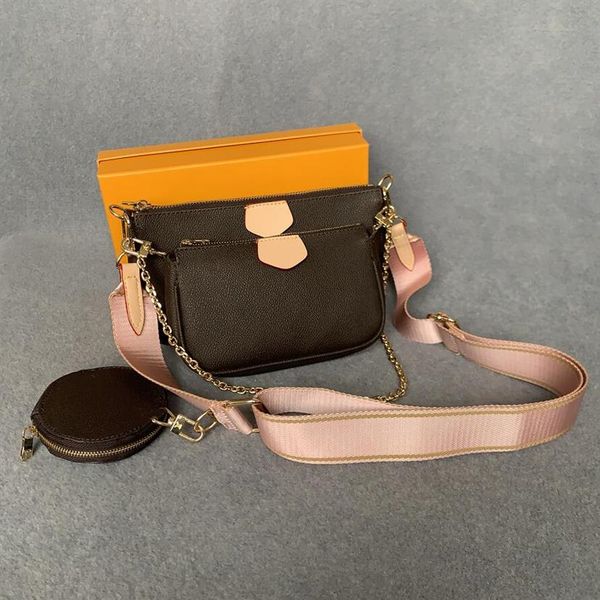 

quality purses designers luxurys holder crossbody tote backpack card handbags bag woman wallet shoulder bags mini 3-piece set 303g