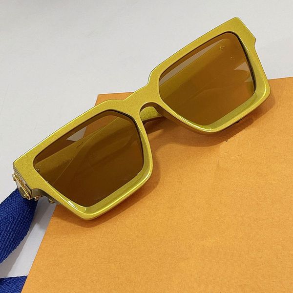 

millionaire sunglasses man ladies designer sunglassess fashion style summer uv400 lens retro shiny gold 1165 laser logo high q, White;black