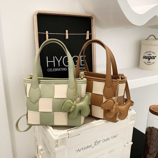 

bags women's shoulder large-capacity woven totes bucket bag fahsion handbag