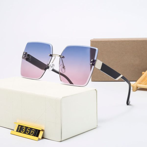 

luxury mens womens polarized sunglasses fashion driving oversize vintage sun glasses for men women brand designer male lady black frameless, White;black