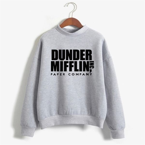 Tops The Office TV Hoodie Men Men Women Dunder Mifflin INC Paper Company Wernham Hogg Телешом Майкл Скотт Космическая Шатнжа 220722