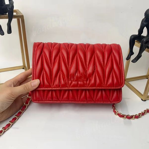 

luxury designer bag 2022 fashion female high shoulder chain messenger casual storage stripes plain letter thread hasp soft single solid