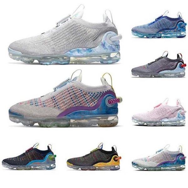 

knit 2021 men women running shoes team red deep royal stone blue pure platinum oreo obsidian newsprint iron smoke dark grey mens trainers, Black