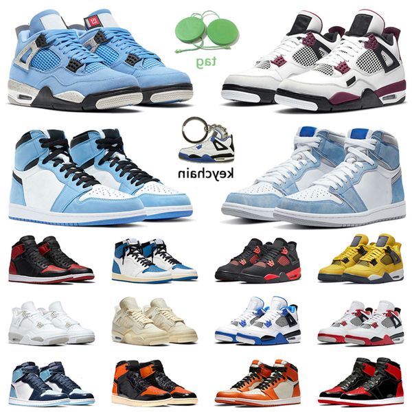 

with box jordons jumpman4s bordeaux basketball shoes men 4s university blue 1s patent bred obsidian trainer sports sneakers zapatos