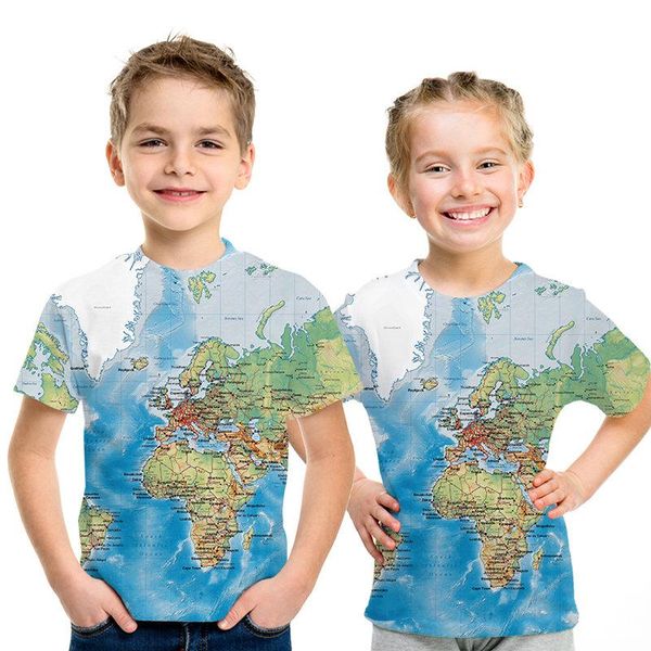 Camisetas de camisetas masculinas T-shirt Kids T-shirt Funny T Camisetas de verão Camiseta 3d Camisa 3D meninas roupas de garotas Tops Teesmen's Men's Masmen's