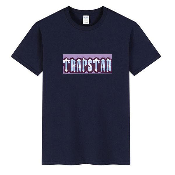 Erkek Tişörtleri Moda Kadınlar Trapstar London Tee T-Shirts Mans Street Giyim Stylist Giysileri Basketbol Tasarımcısı Çalışıyor Top yüksek kaliteli marka jogging spor giyim