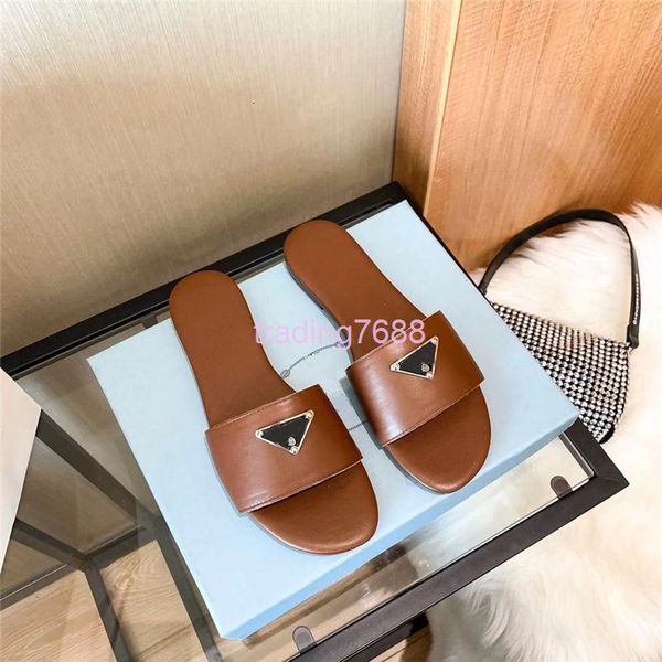 

slippers summer triangle buckle slippers p family flat bottom one-way sandals holiday beach comfortable heel, Black