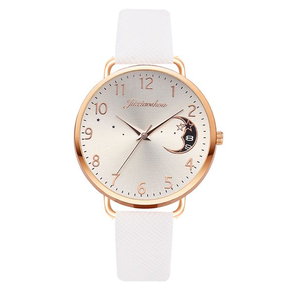 

women's luxury watches retro women's watch ladies belt back light quartz wristwatches montre femme 36mm, Slivery;brown