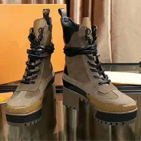 

designer boots luxury boot genuine leather martin boots ankle booties woman short boot sneakers trainers slipper sandals by shoebrand 048, Black