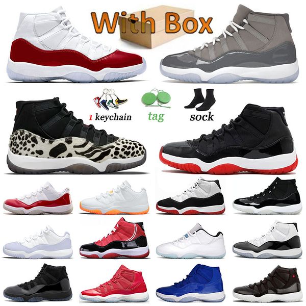 

2022 jumpman 11 basketball shoes 11s low cherry cool animal instinct citrus concord legend blue space jam bred pure violet men women trainer