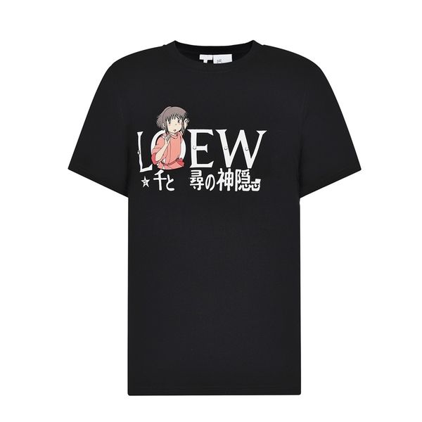 

new embroidery neck loose t-shirt for men women 80% off factory wholesale, White