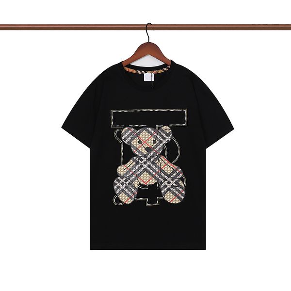 

2022 luxurys designers t shirt male cotton short sleeve round collar summer youth multi-color fashion print casual thin style m-3xl#luxury t, White;black