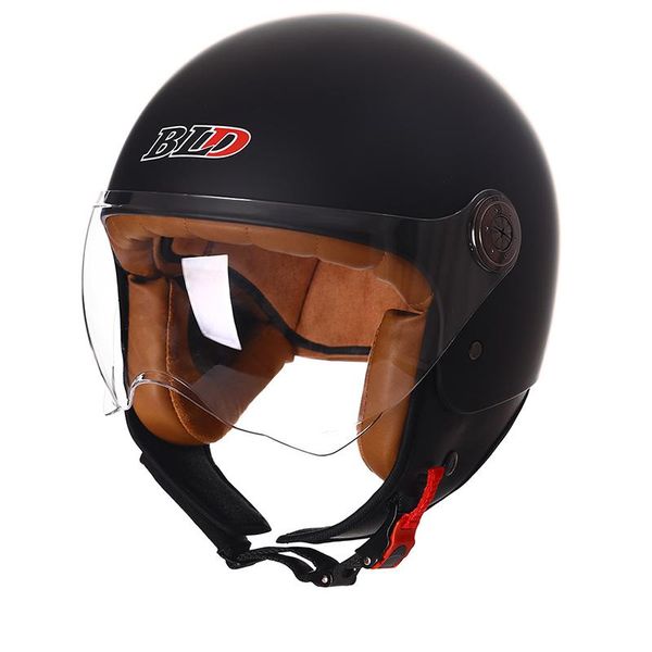 Motorradhelme 2022 Neueste Open Face Helm Motorrad Voll Vintage Casque Moto für Kinder Mann Frauen Sicherheit Roller Cascos Para