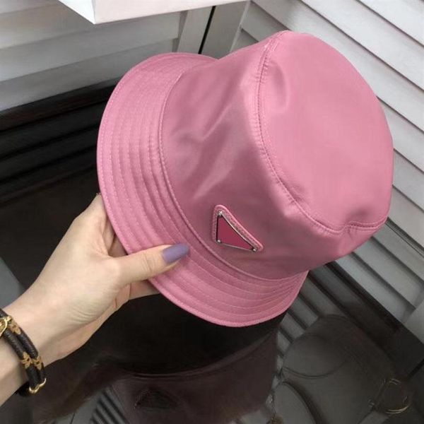 

wide brim hats foldable bucket hat women designer sunscreen beach sun headwear fisherman cap fashion nylon289f, Blue;gray