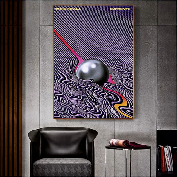 Rock Music Band New Tame Impala Psichedelico Tela Pittura Poster Stampe Wall Art Immagini per Soggiorno Home Decor Cuadros