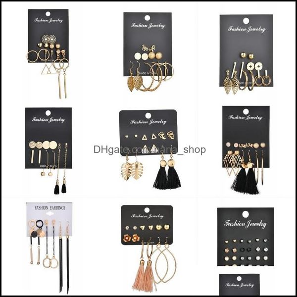 

dangle chandelier earrings jewelry fashion tassel set women girls drop earring charm pearl stud for party ac dhbr7, Silver