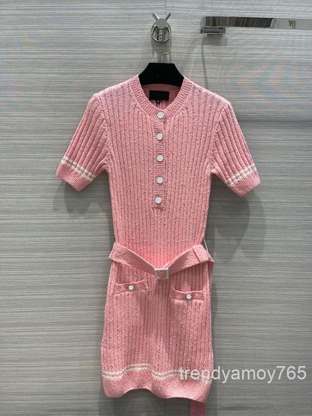 

casual dresses short sleeved knitted skirt temperament young girl solid color thin hip wrap dress spring and summer women high end, Black;gray