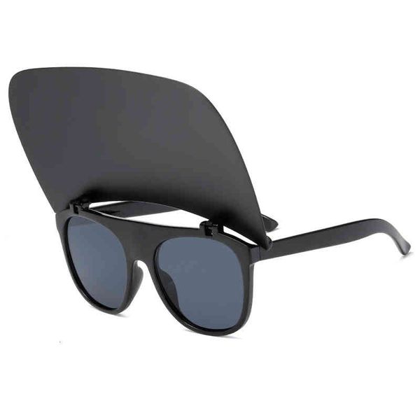 

sunglasses hat flip personality show xiao xiang same 9xnv, White;black