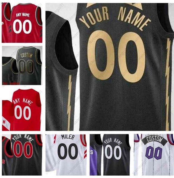 

custom printed scottie barnes kyle 7 lowry fred 23 vanvleet pascal 43 siakam og 3 anunoby chris 25 boucher norman powell men woman kids, Black;yellow
